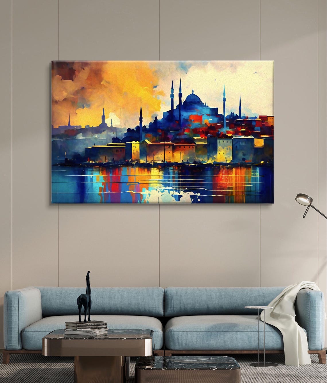 Istanbul Skyline With Hagia Sophia at Golden Dusk Turkey Poster - Image 5