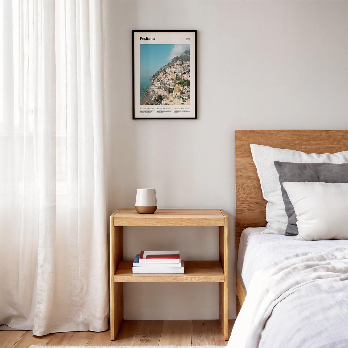 Positano Italy Amalfi Coast Cliffside Village Seaside Poster - Image 3