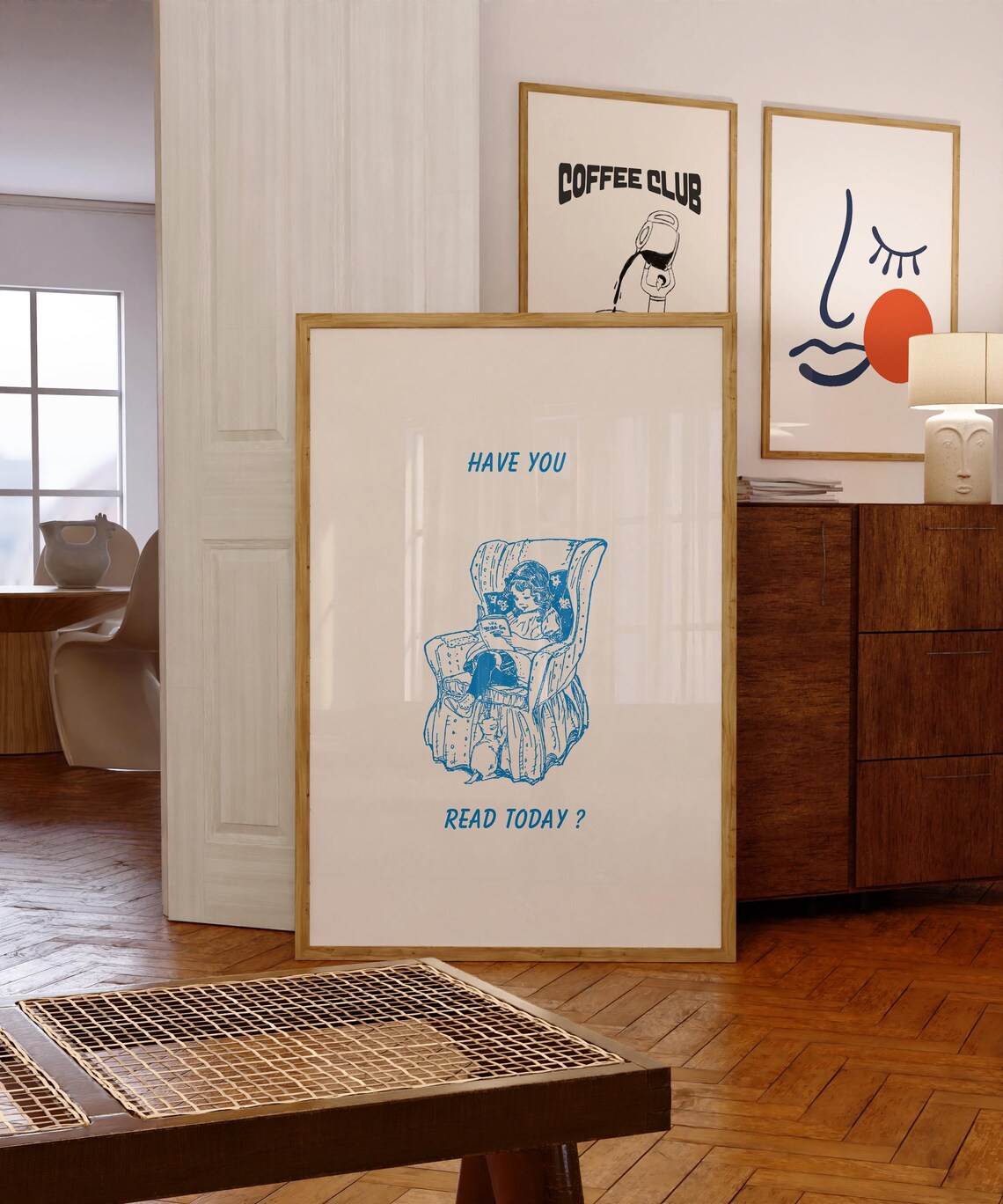 Have You Read Today? Vintage Reading Poster Print