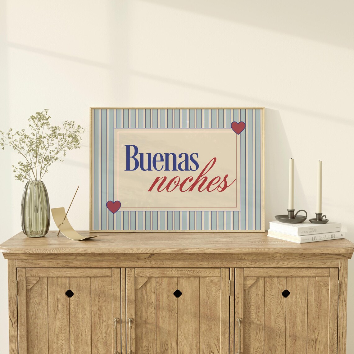 Buenas Noches Retro Apartment Decor Art Print - Image 3
