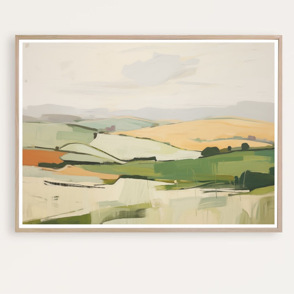 Abstract Landscape Modern Art Wall Art Print