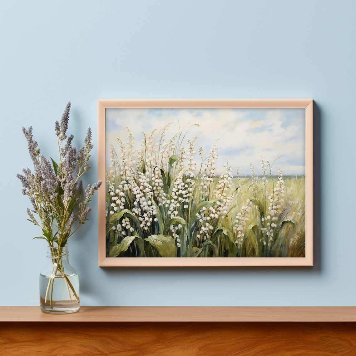 Lily Of The Valley Meadow Wildflower Spring Landscape Poster - Image 5