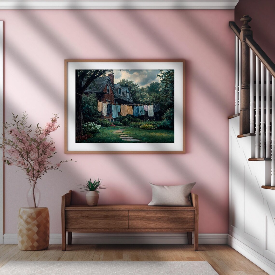 Moody Laundry Room Art, Vintage Farmhouse Decor - Image 2
