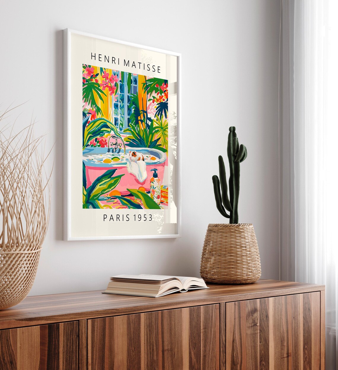 Hamster in Bathtub, Maximalist Matisse Poster - Image 5