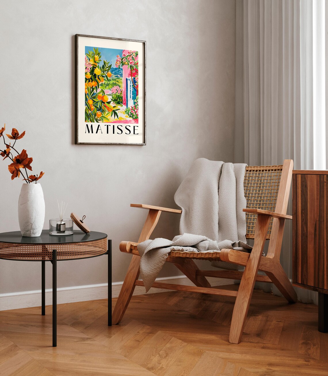 Spanish Oranges Mid-Century Modern Matisse Art Print - Image 2