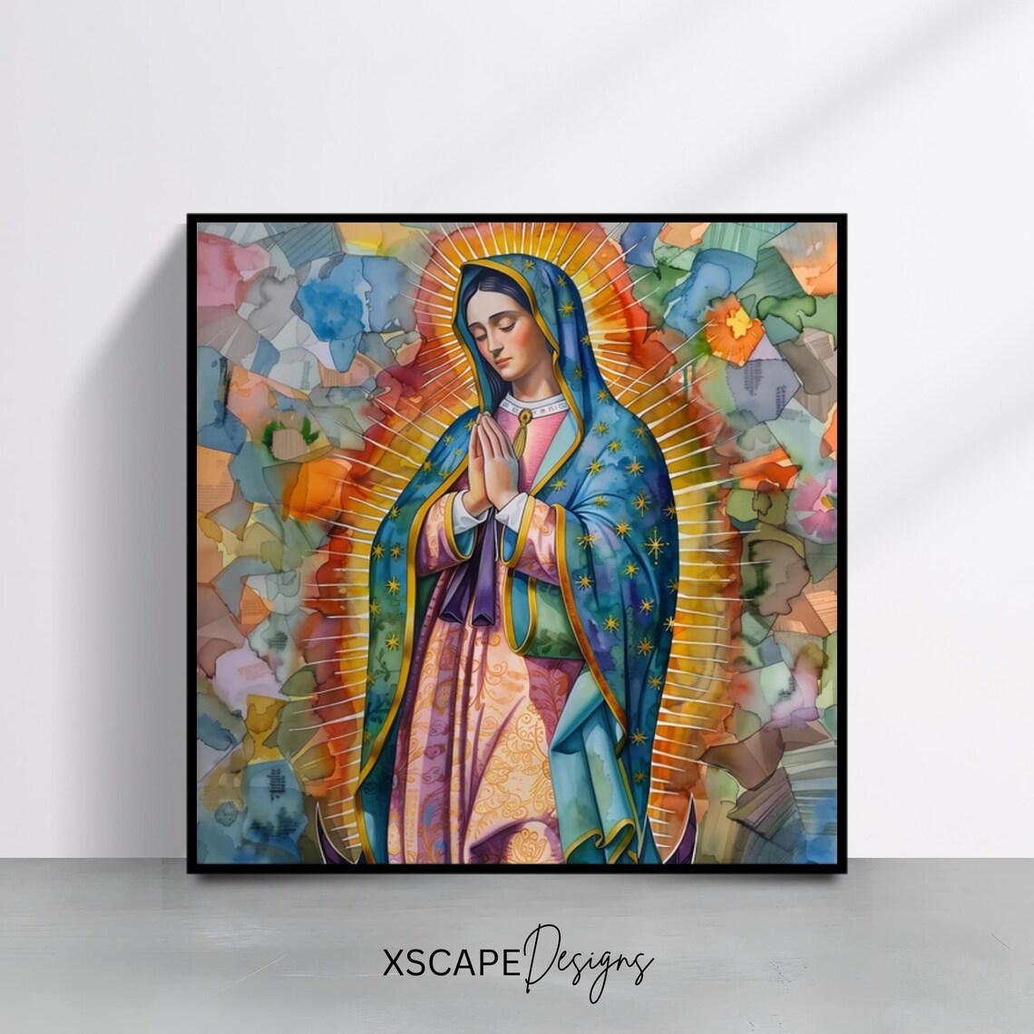 Virgin Mary Of Guadalupe Christian Art Print