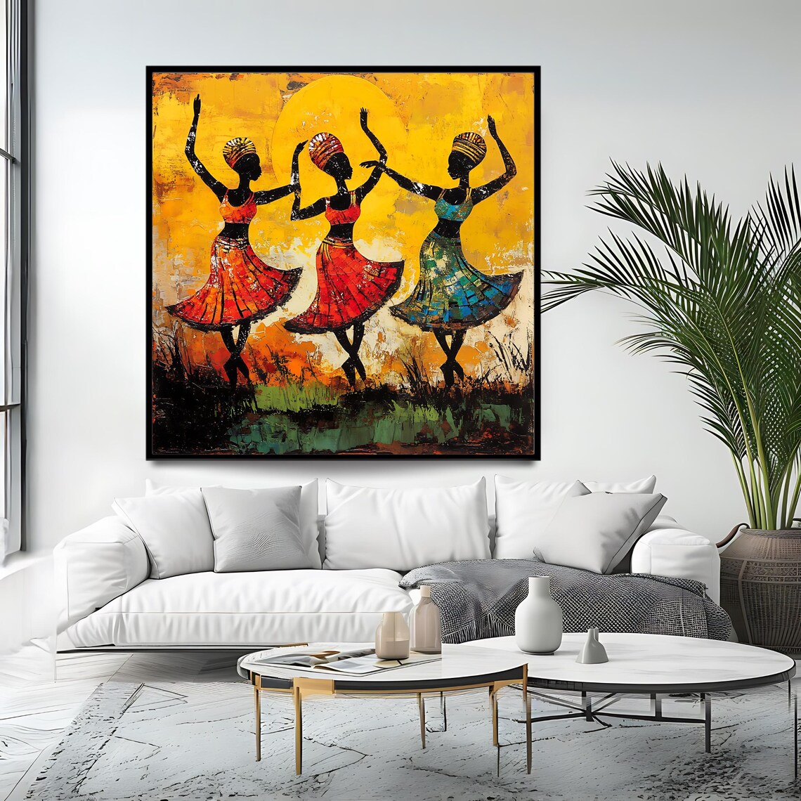 African Dance Art Print, Tribal Cultural Decor - Image 4