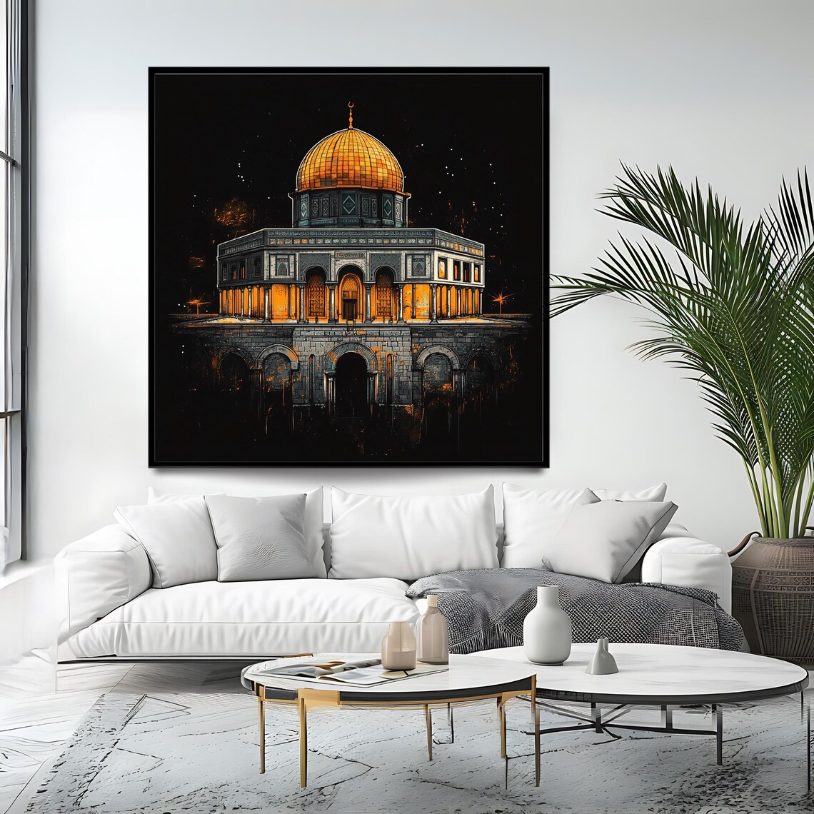 Masjid Al Aqsa Art Print, Islamic Architecture - Image 4
