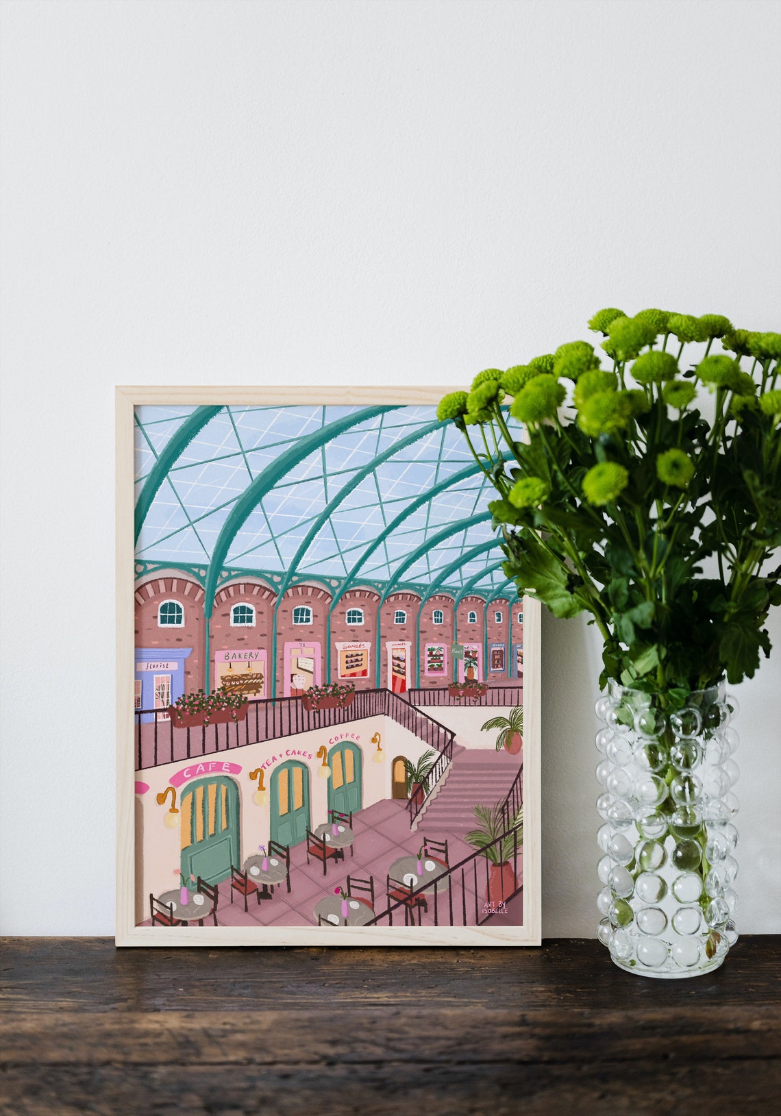 Covent Garden Art Print, London Travel Poster - Image 6