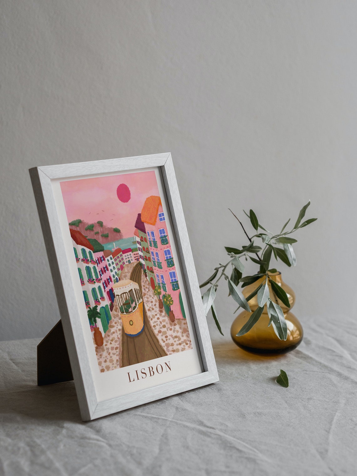 Lisbon Portugal Travel Poster, Europe Gift - Image 4
