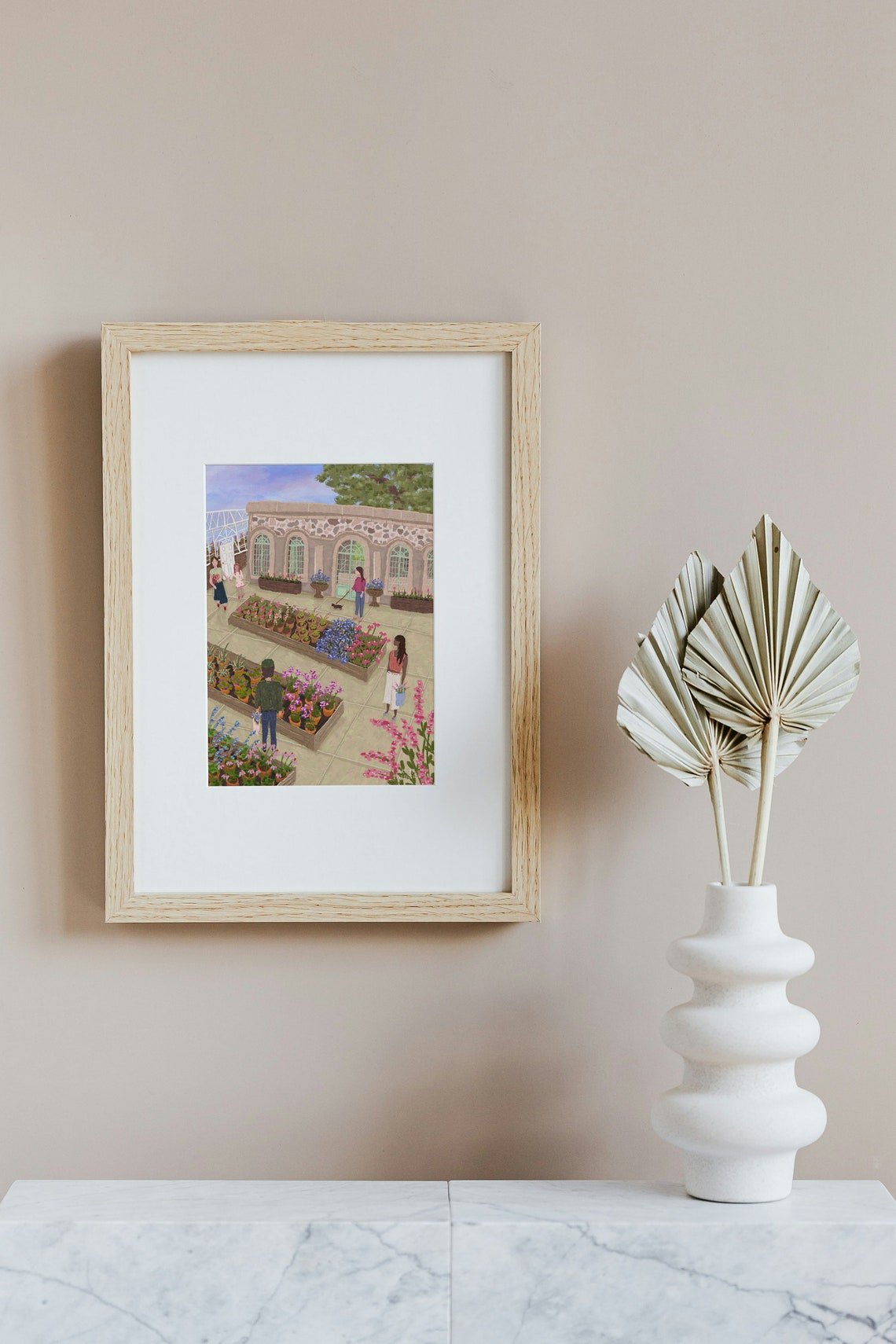 Plant Sale Print, Cottage Garden Floral Art Print - Image 2