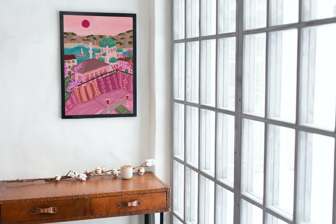 Istanbul Istanbul Vintage City Art Print - Image 5