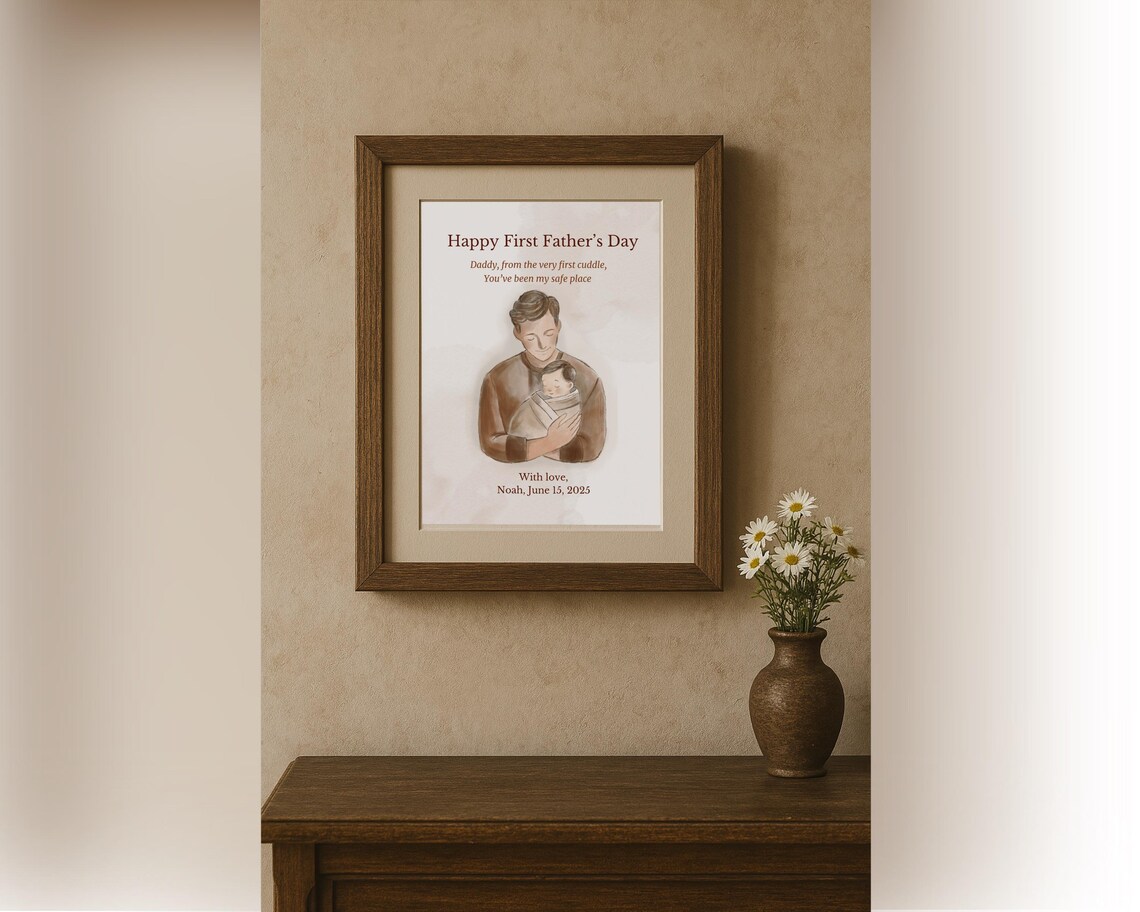 First Fathers Day From Baby, Personalised Gift - Image 3