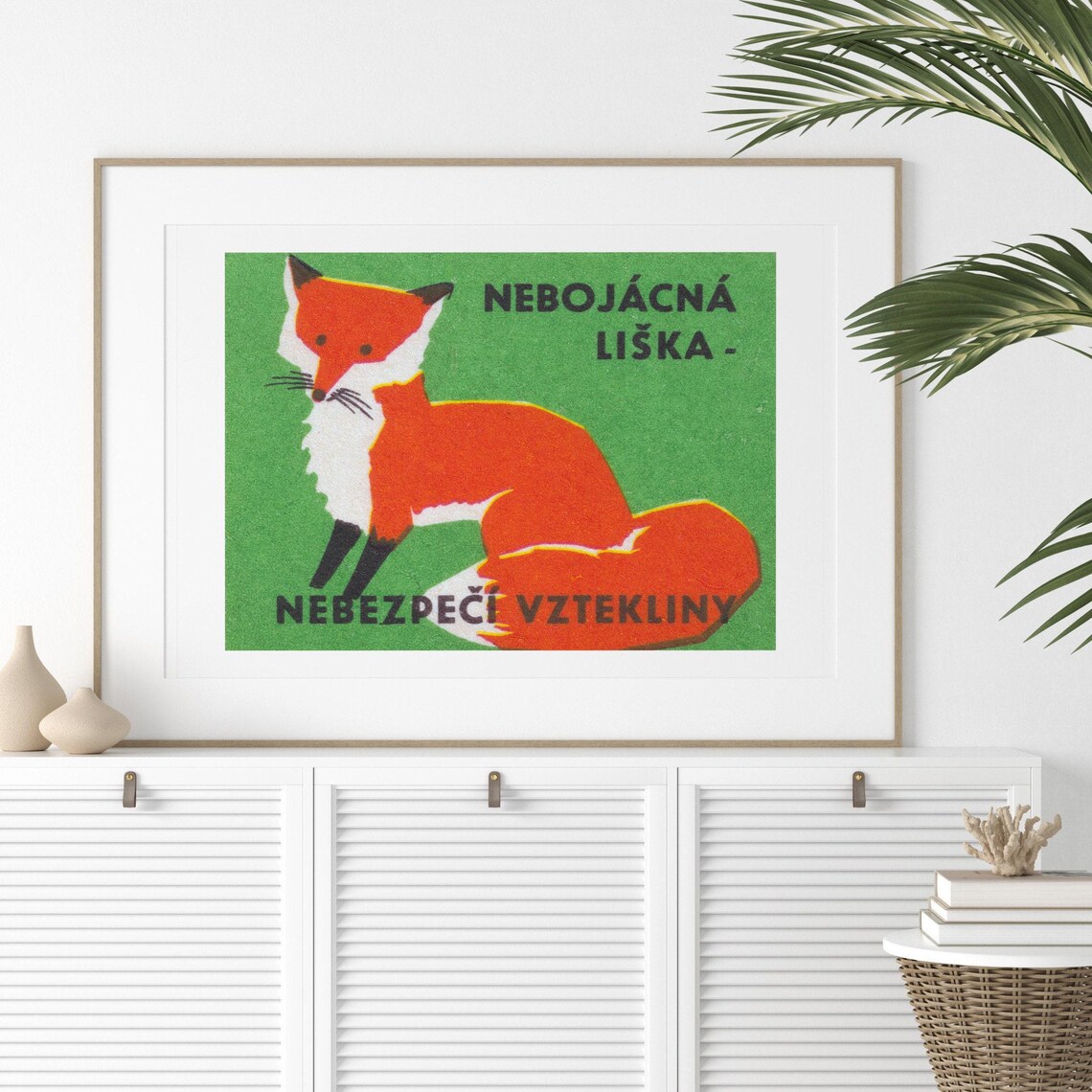 Beware Foxes Carry Rabies Vintage Poster Print - Image 2