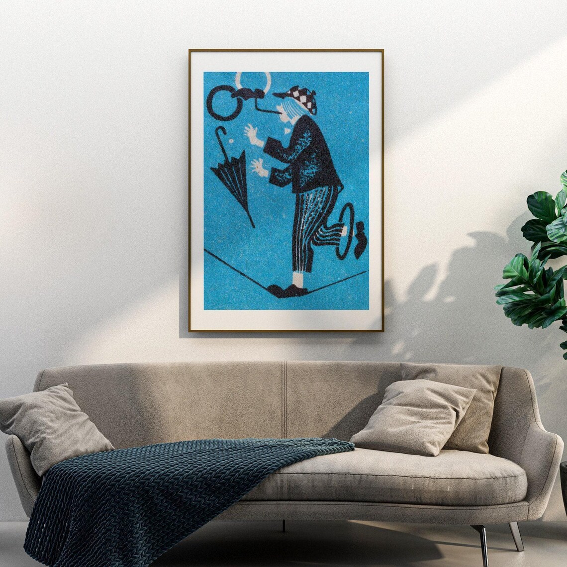 Balancing Act Matchbox Vintage Eastern Europe Art Print - Image 3