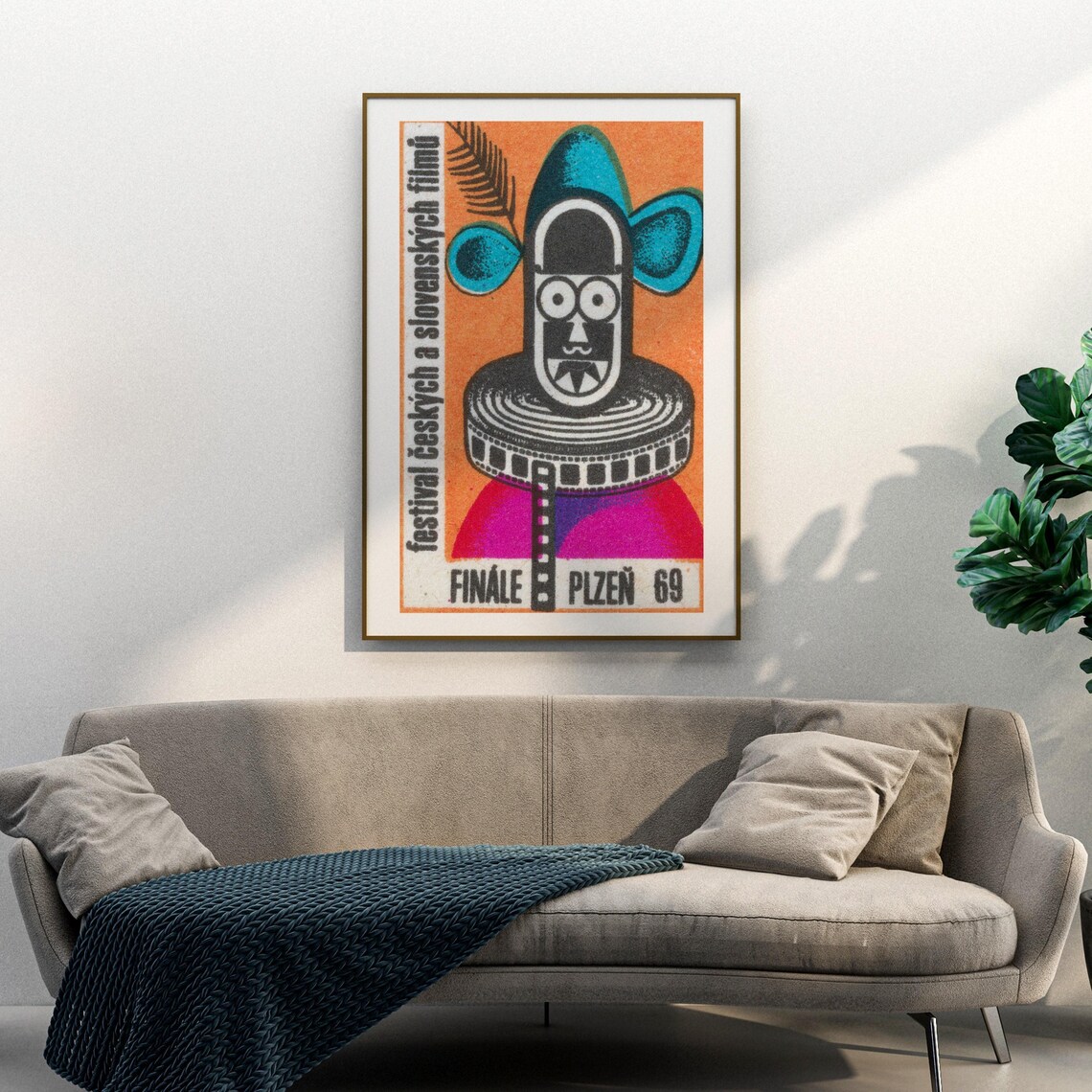Festival of Czech and Slovak Films Vintage Poster Print - Image 3