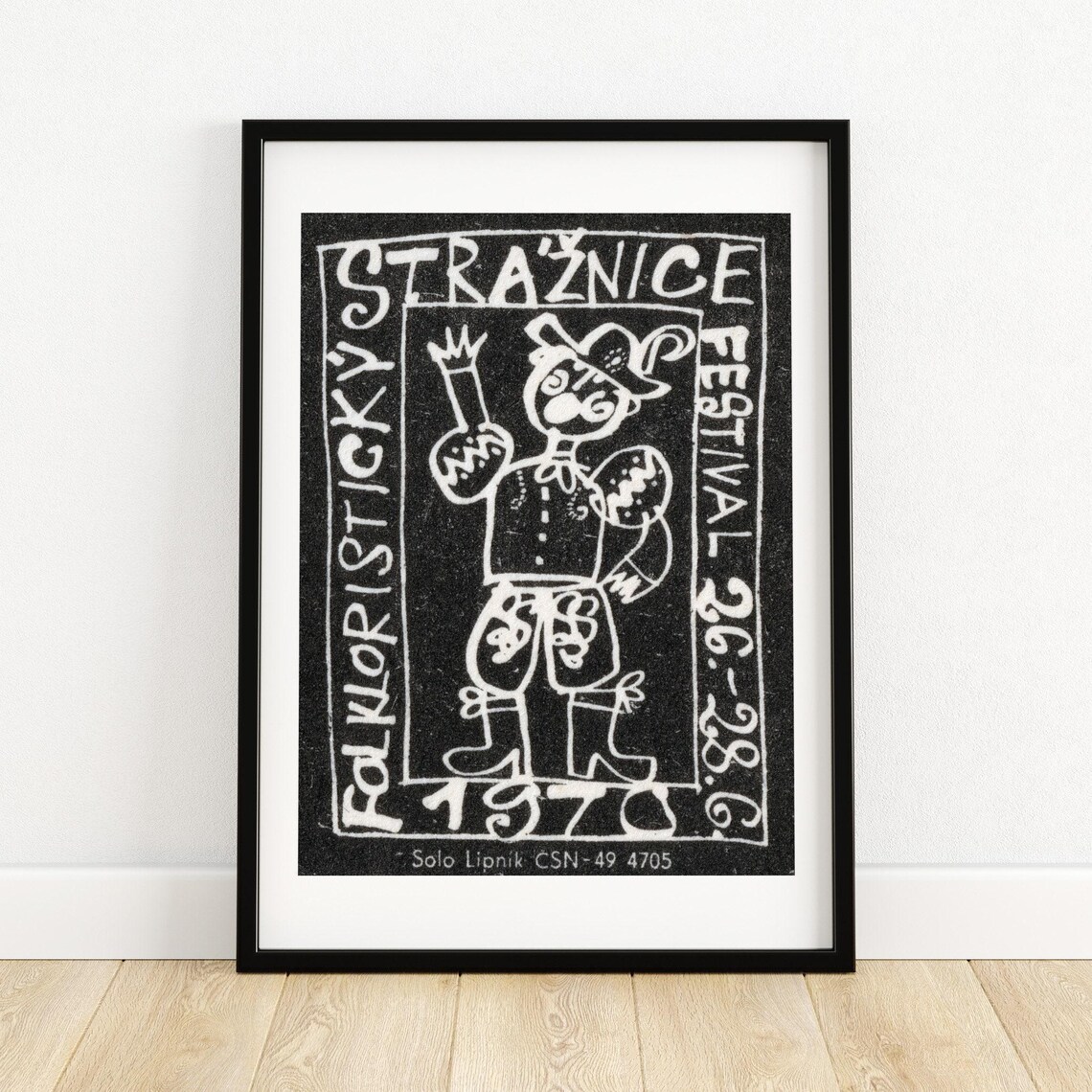 Czech Cultural Festival 1970 Vintage Poster Print