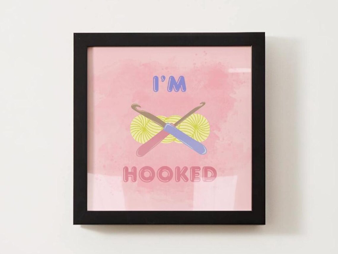 Crochet Hooks, Crochet Related Card, Gift - Image 2