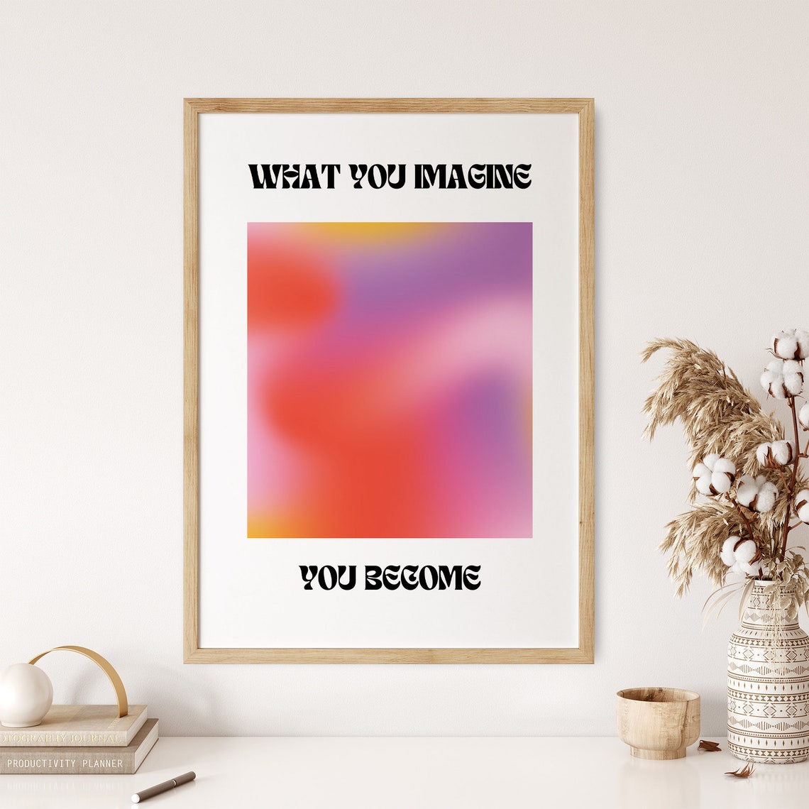 Spiritual Gradient Aura Poster Set What You Feel You Attract - Image 7