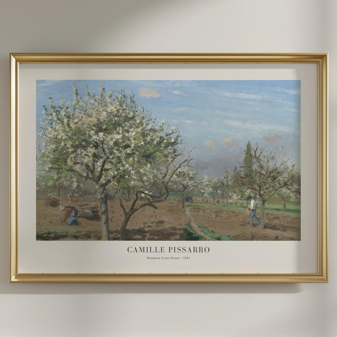 Camille Pissarro Orchard In Bloom, French Landscape