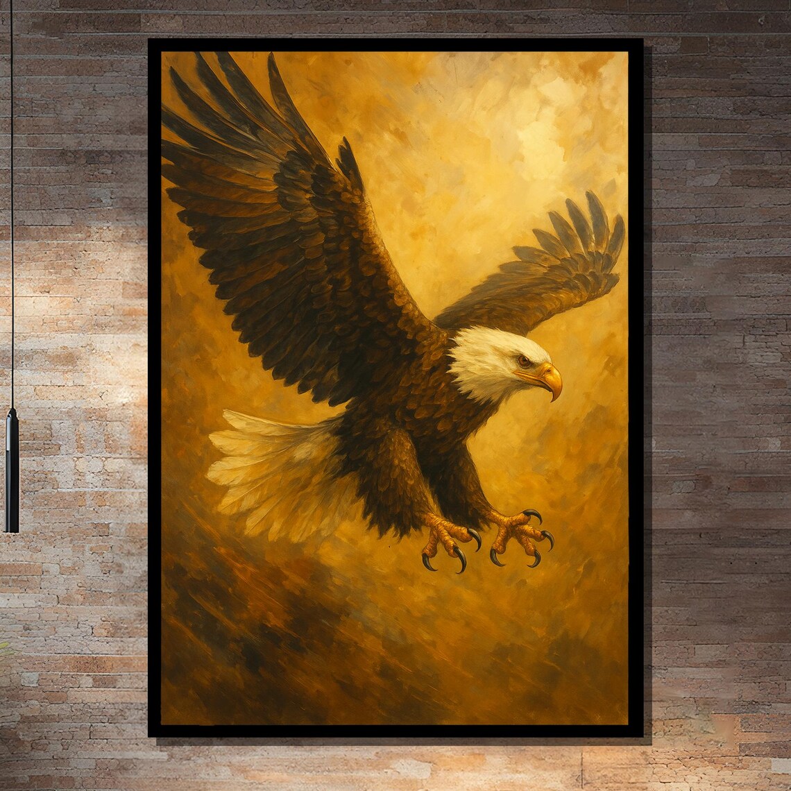 Majestic Bald Eagle In Flight Art Print