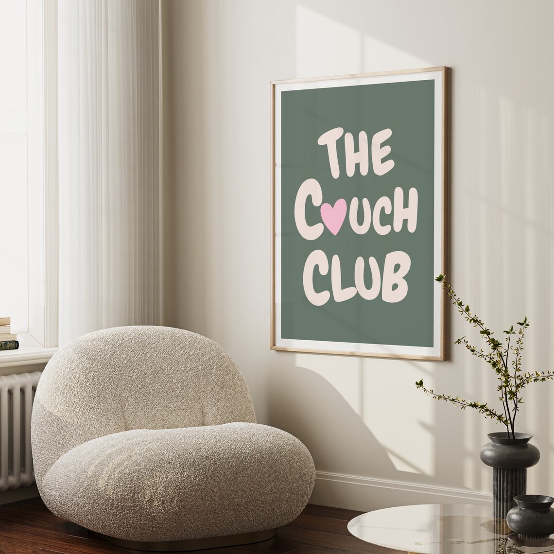The Couch Club Quote Art, Minimalist Poster - Image 4