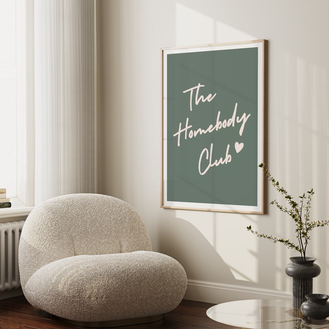 The Homebody Club Retro Quote Art Print - Image 5