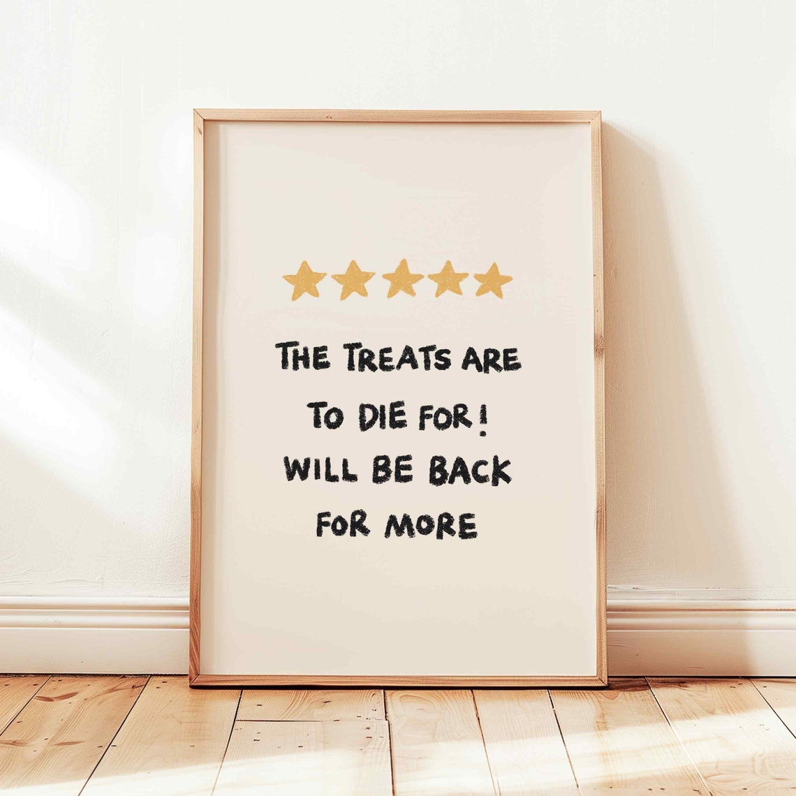 Funny The Treats Are To Die For Five Star Halloween Review Wall Art