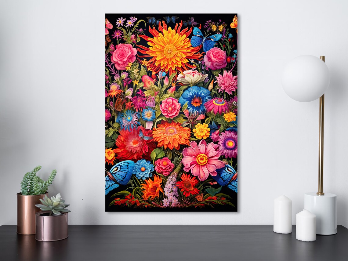 Surrealistic Psychedelic Garden Art Print