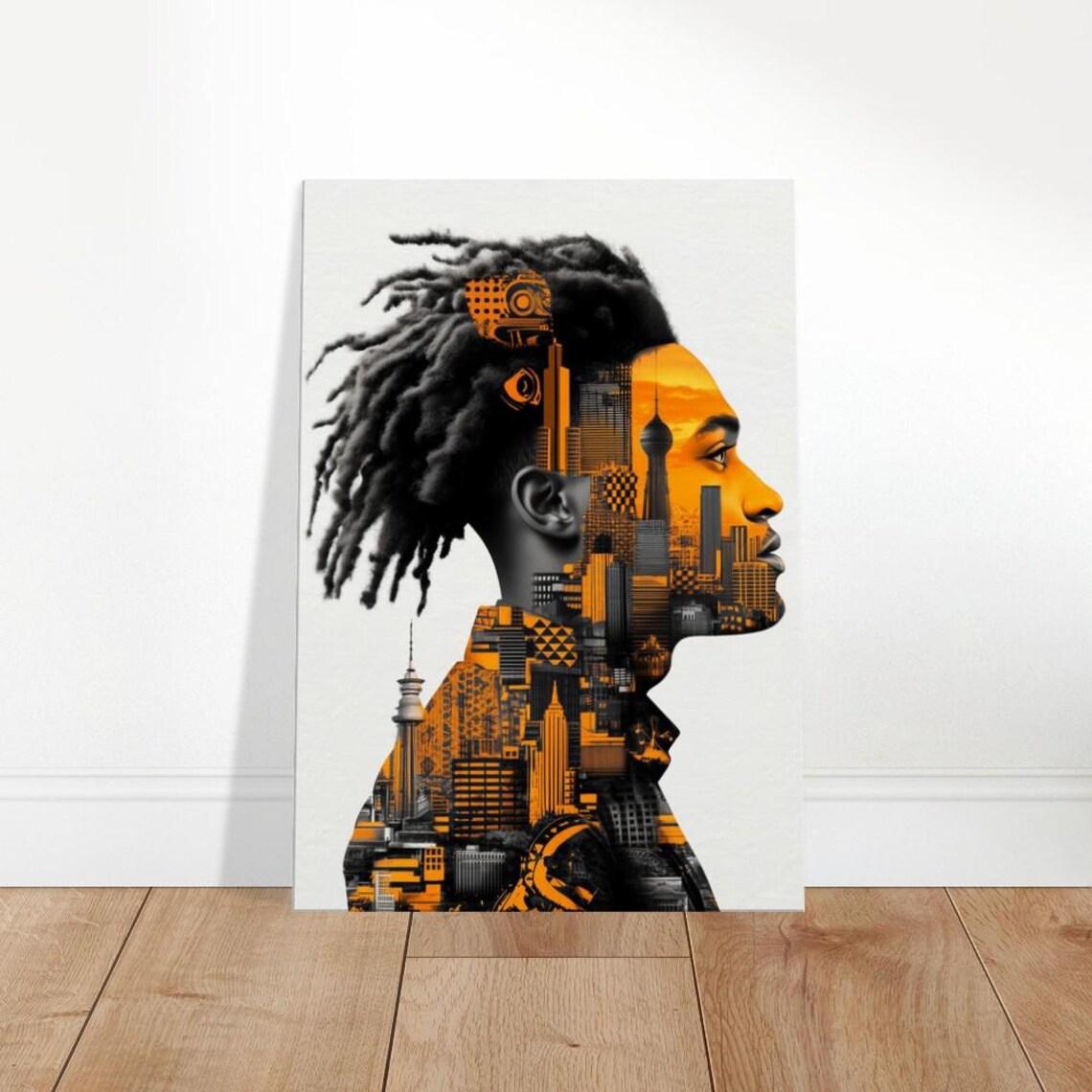 Urban Vision Canvas Art Dynamic Cityscape Profile The Contemporary Collection