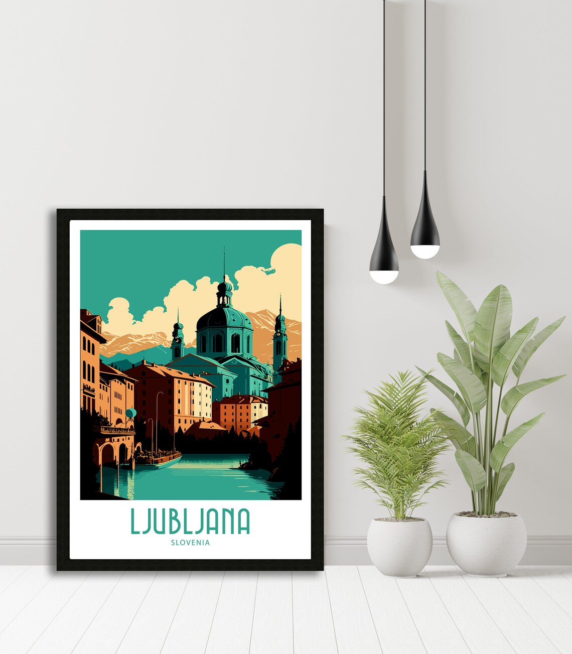 Ljubljana Slovenia Travel Print, Europe Art Print - Image 5