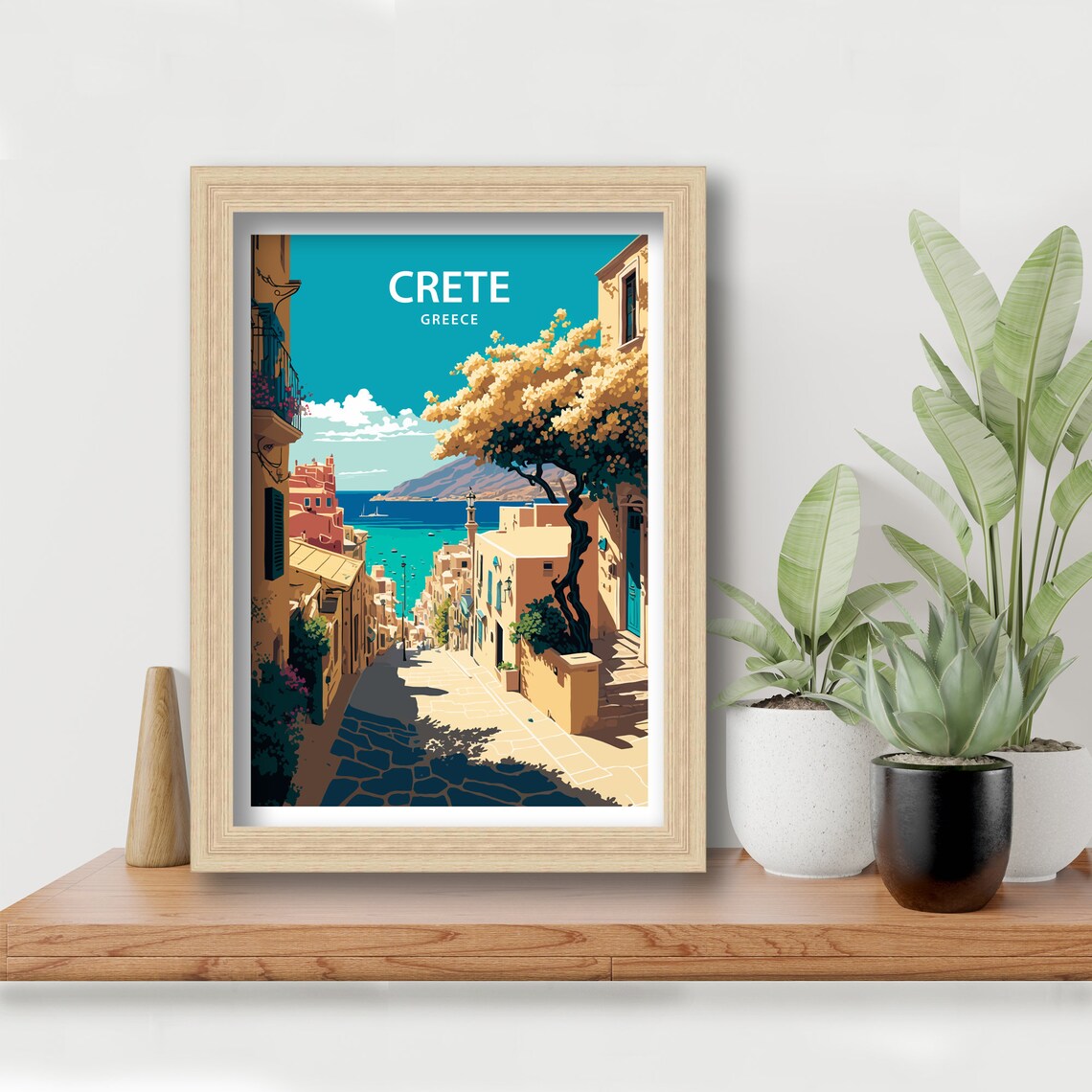 Crete Travel Poster, Greece Travel Art Print - Image 5