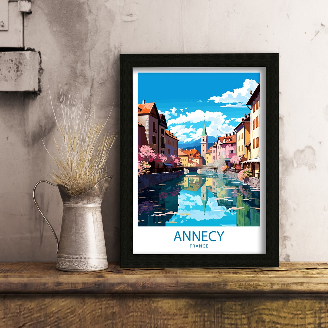 Annecy Travel Poster, France Wall Decor - Image 4