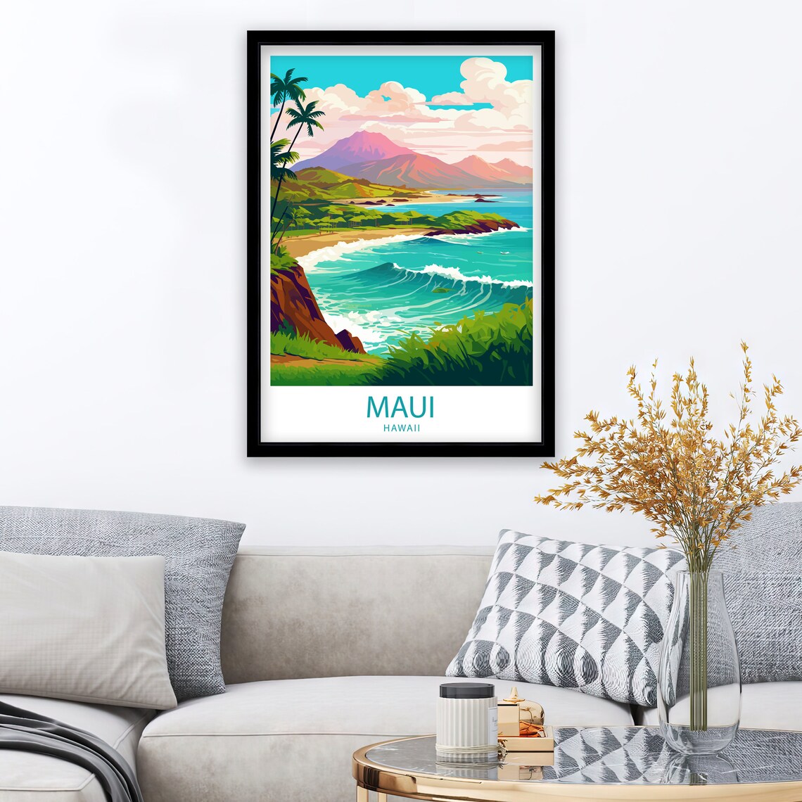 Maui Travel Poster, Hawaii Wall Decor - Image 2