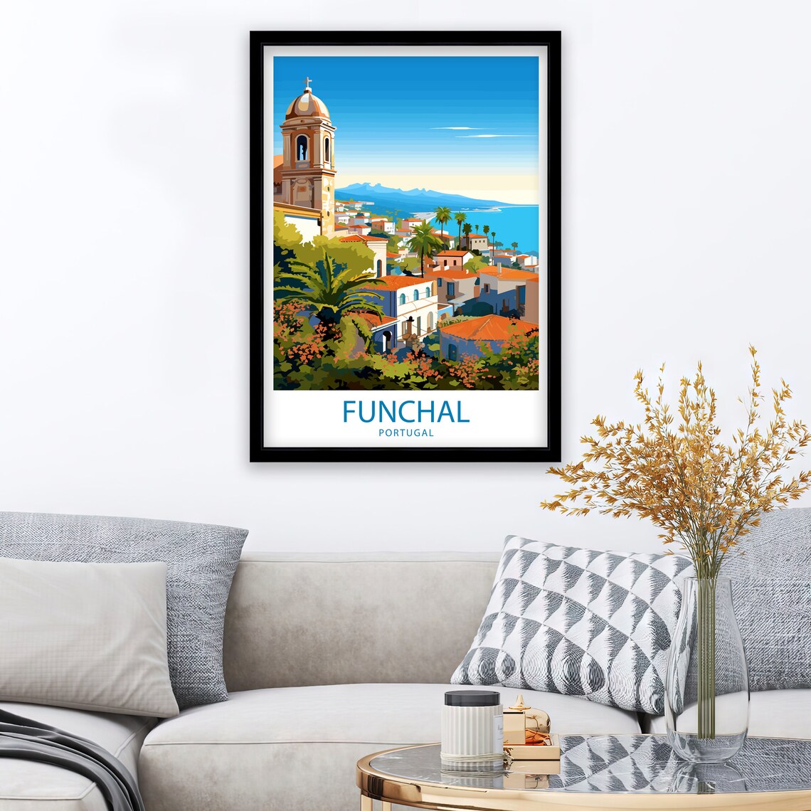 Funchal Travel Art Poster Gift For Funchal - Image 5