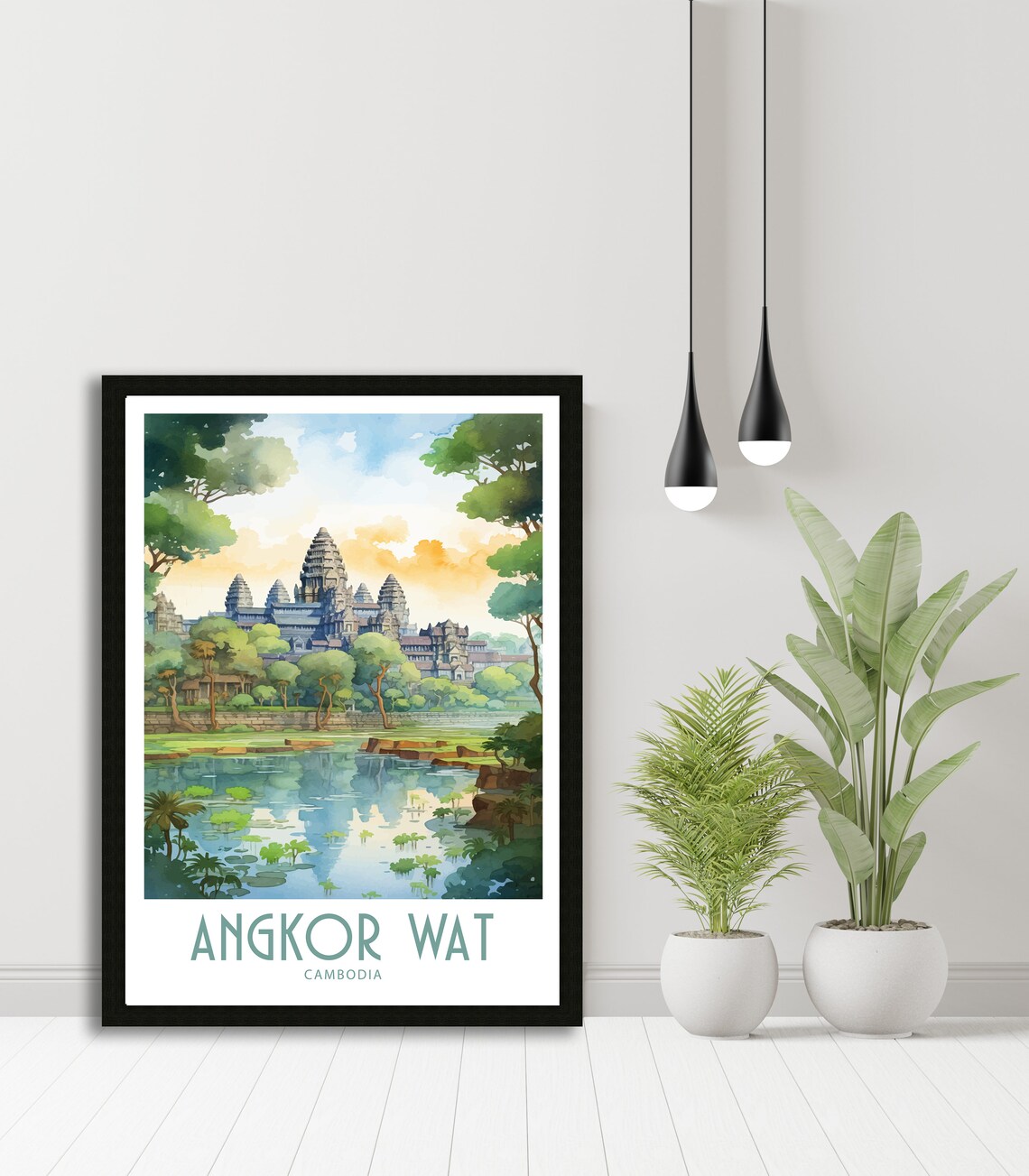 Angkor Wat Travel Print Home Decor Wall Art Print - Image 5