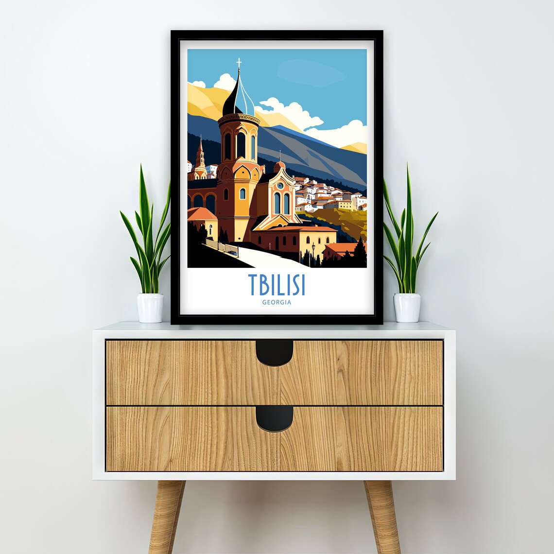 Tbilisi Travel Poster, Georgia City Wall Art - Image 3