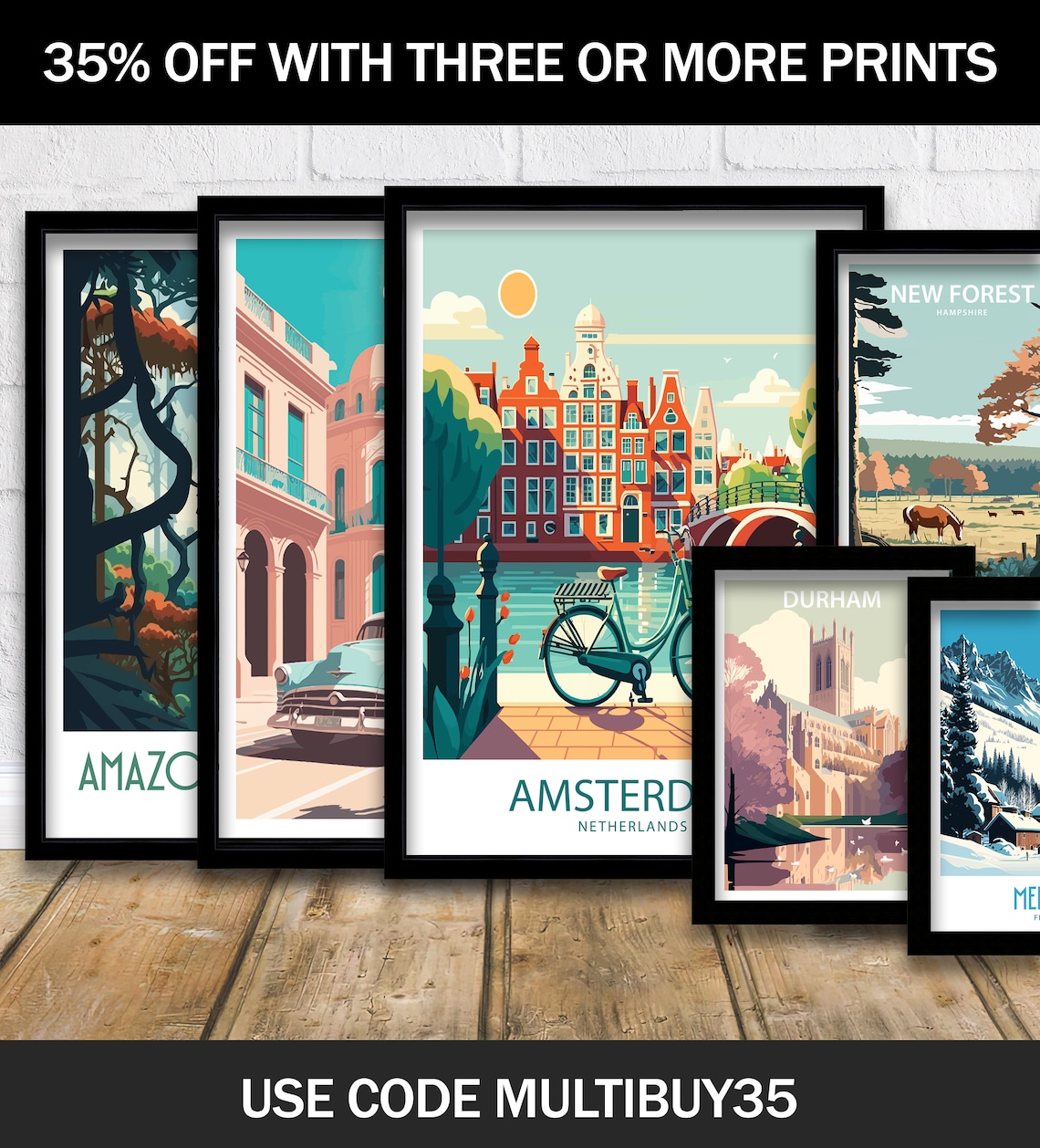 Chicago River Travel Poster, USA Wall Decor - Image 6