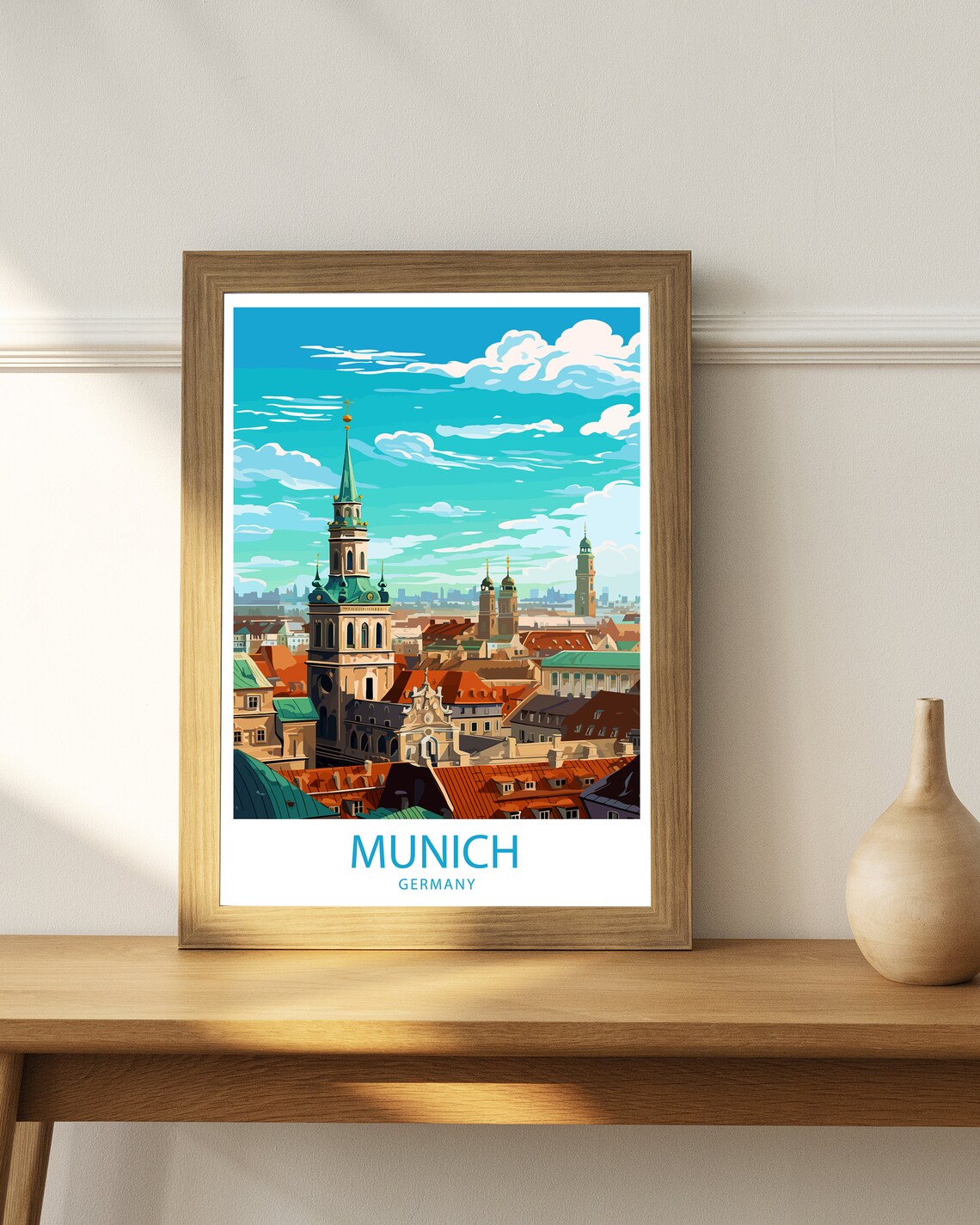 Munich Germany Travel Poster - Image 3
