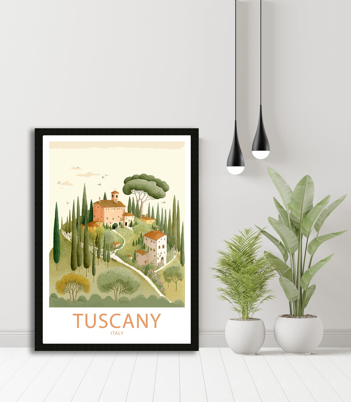 Tuscany Travel Print Wall Art Tuscany Travel Poster Gift Tuscany Italy Scenic Wall Art Tuscany Italy Gift For Tuscany Italy Scenic Artwork - Image 5