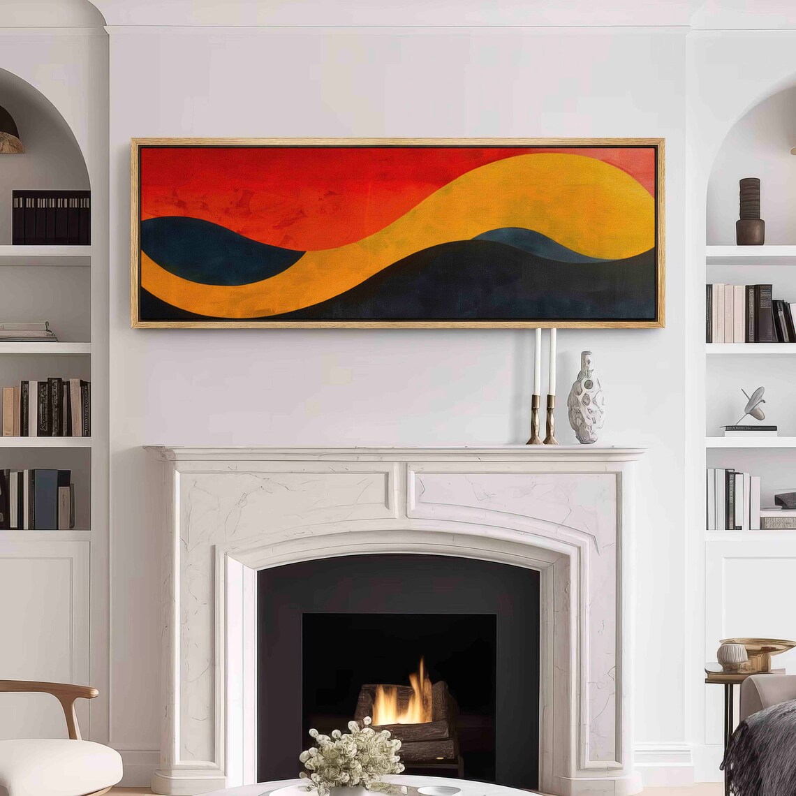 Modern Landscape, Mid-Century Minimal Art Print - Image 3