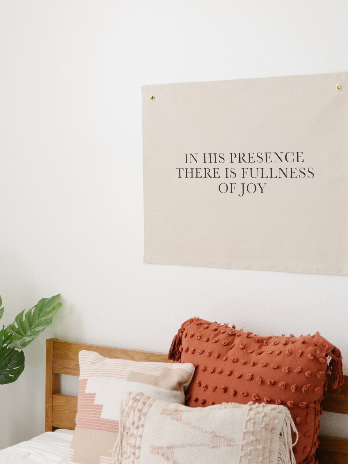 In His Presence Psalm 16:11 Scripture Wall Flag - Image 3