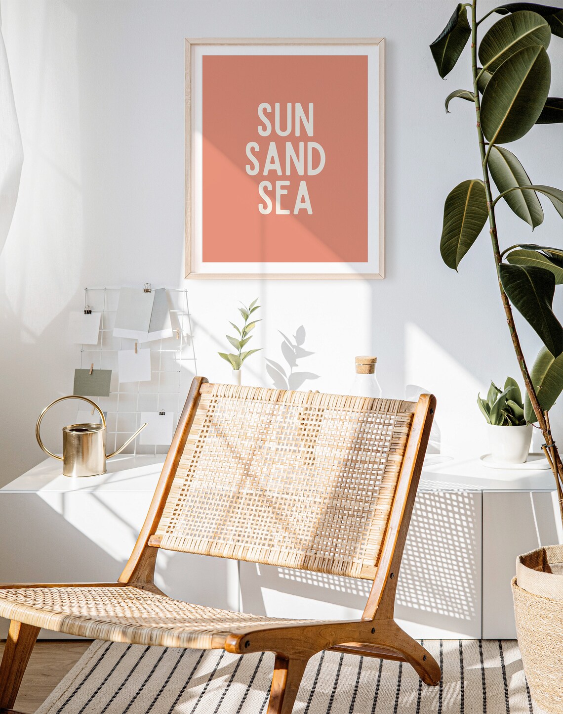 Sun Sand Sea Surf Art Print for Girls Room - Image 3