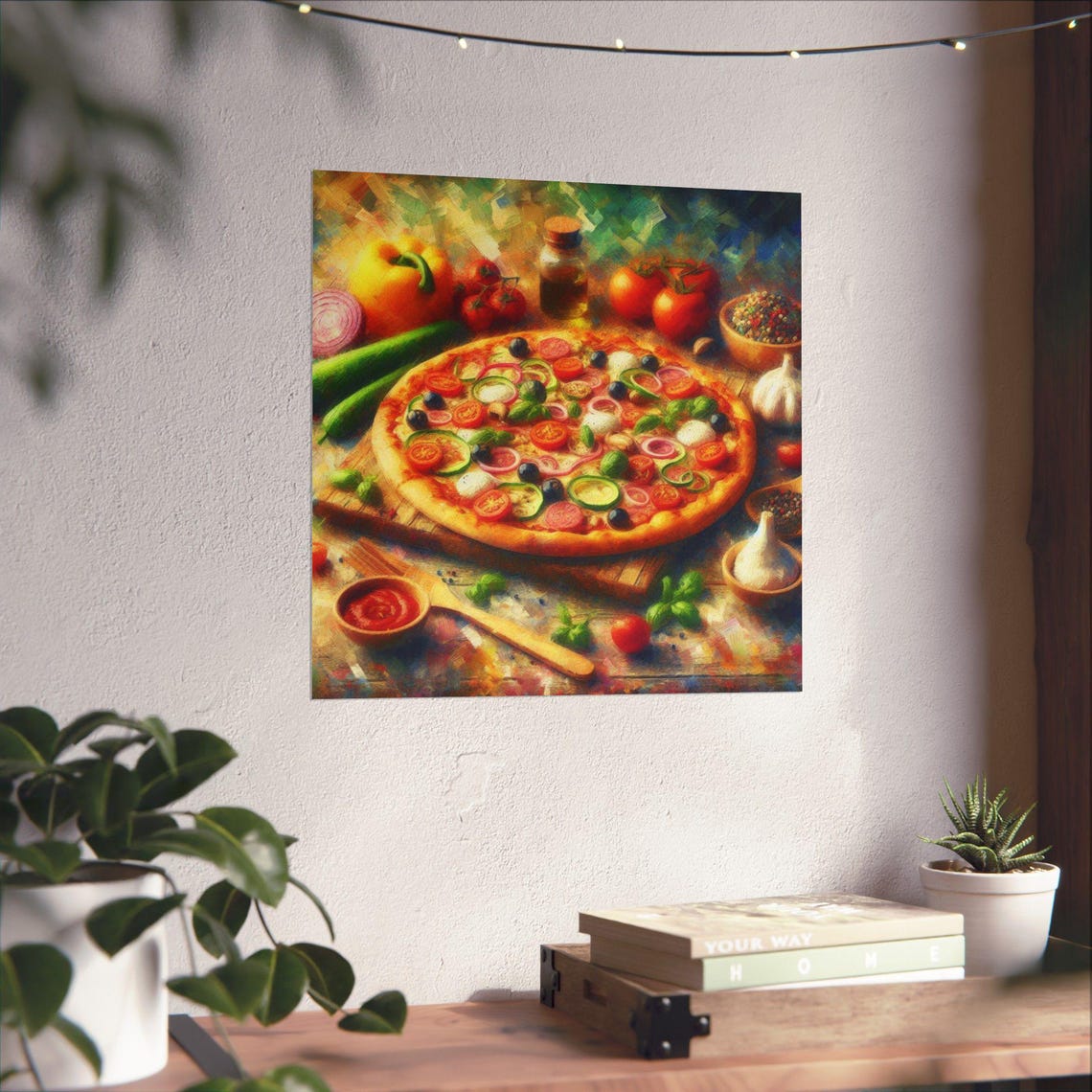 Delicious Colorful Pizza Still Life for the Italian Kitchen Poster - Image 4