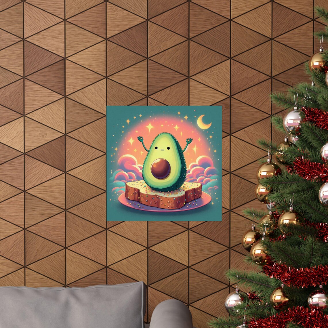 Whimsical Avocado Poster Fun Kitchen Wall Art Cute Decor For Food Lovers Gift For Avocado Enthusiasts Nursery Wall Art - Image 6