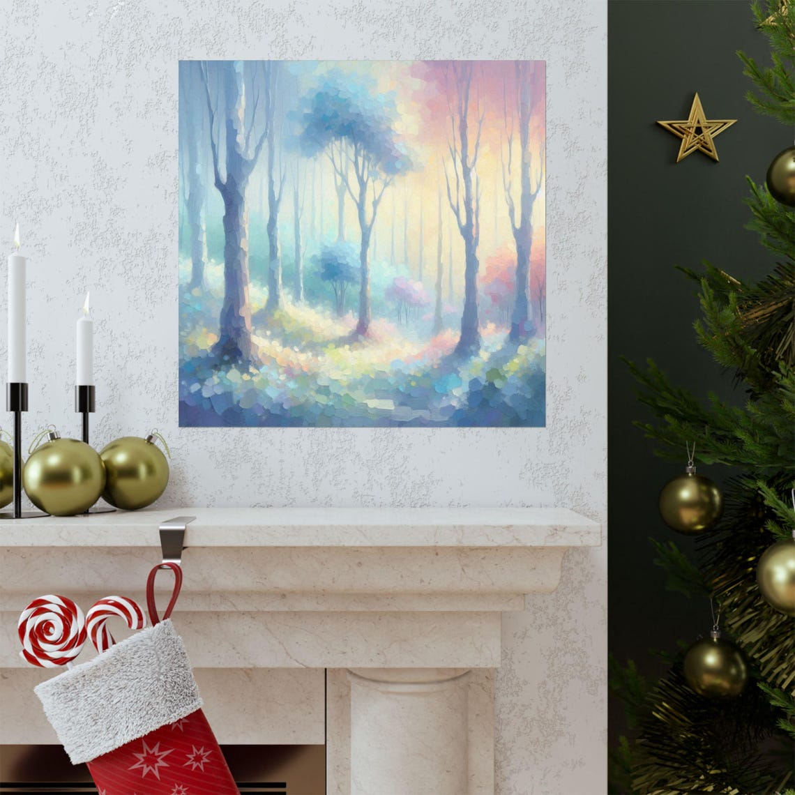 Whimsical Forest Matte Vertical Posters Nature Decor Wall Art Home Decoration Gift For Nature Lovers Tranquil Landscape - Image 3