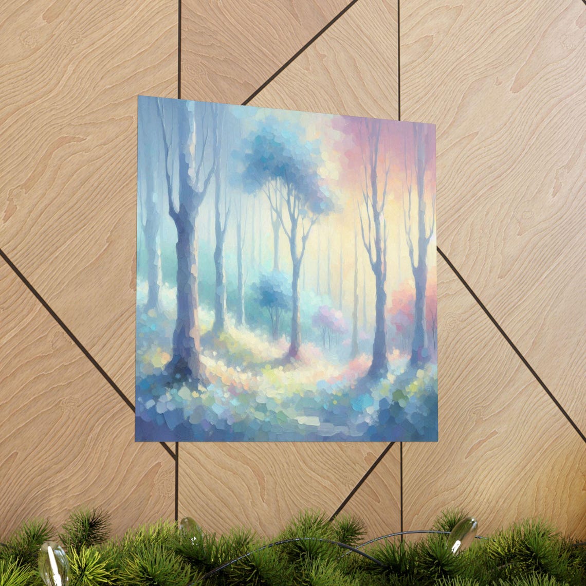 Whimsical Forest Matte Vertical Posters Nature Decor Wall Art Home Decoration Gift For Nature Lovers Tranquil Landscape