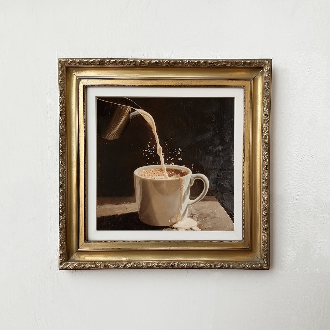 Neutral Coffee Art Print, Vintage Still Life - Image 2