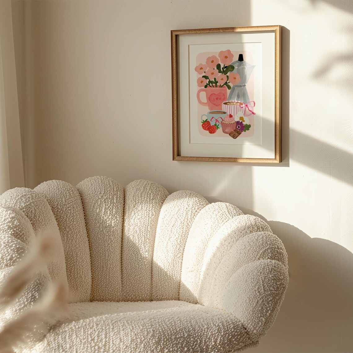 Valentine's Day Still Life With Coffee, Art Print - Image 4