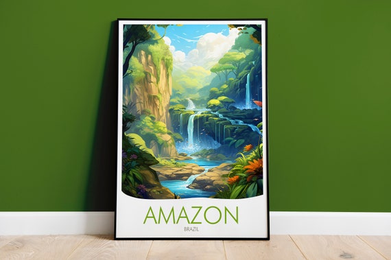 The Amazon Travel Print Brazil Amazon Rainforest